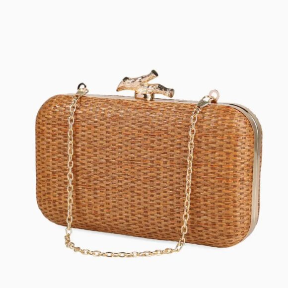 Elegant Woven Clutch/Handbag/Crossbody - Picture 4 of 10
